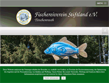 Tablet Screenshot of fischereiverein-stiftland.de
